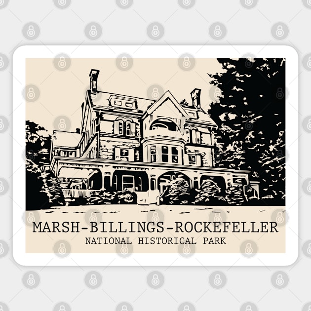 Marsh-Billings-Rockefeller National Historical Park Magnet by Lakeric